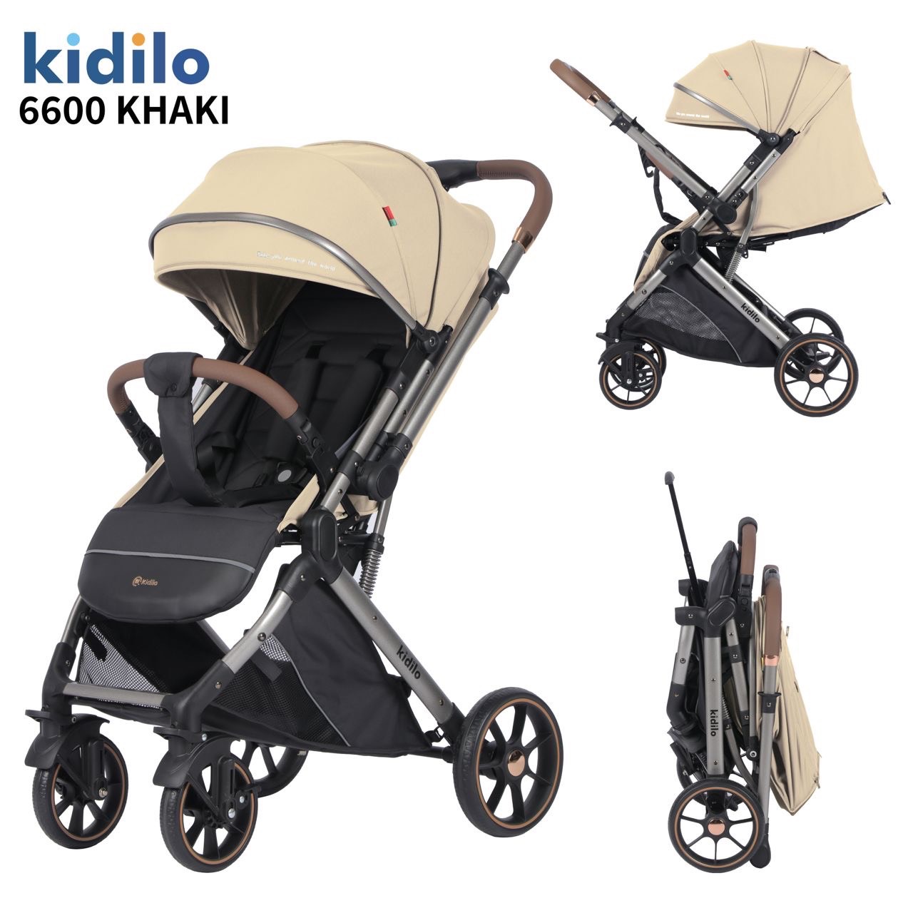 کالسکه پورتابل برند kidilo مدل 6600